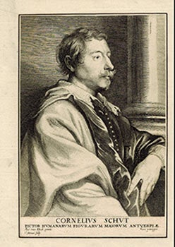 Item #51-4824 Portrait of Cornelis Schut (1597-1695). First edition from Icones Principum...