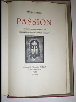 Item #51-4828 Passion. Eaux-fortes originales en couleurs et bois dessinés par Georges Rouault....
