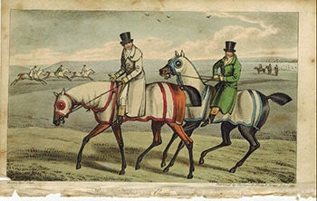 Alkin, S., artist - Race Horses, Exercising. First Edition of the Aquatint