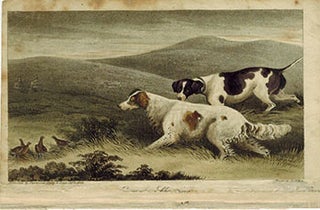 Item #51-4840 Grouse shooting [with dogs]. First edition of the aquatint. S. Alkin, artist