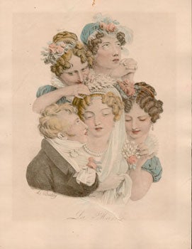 Item #51-4890 La Mariée. (The Bride). First edition of the lithograph from the suite "Les...