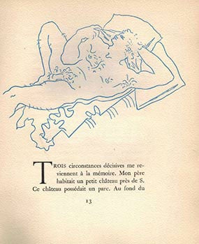 Item #51-4925 Le Livre Blanc First edition. Jean Cocteau