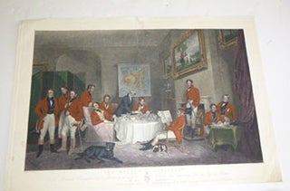 Item #51-4961 The Melton Breakfast. . . . Later Printing of the Color engraving. E. Grant, Chas....
