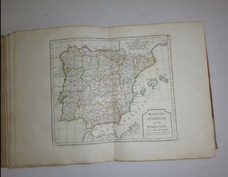 Nouvel atlas portatif destiné principalement pour l'instruction de la jeunesse d'après la Géographie moderne de feu l'abbé Delacroix Corrigé par F. Delamarche. Original edition.