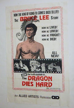 Item #51-5033 Now the king of Kung-Fu comes back to life. The Bruce Lee Story An Allied Artists release. First edition of the poster. Koon Cheung Lee, Starring Bruce Lee, John Cheung.