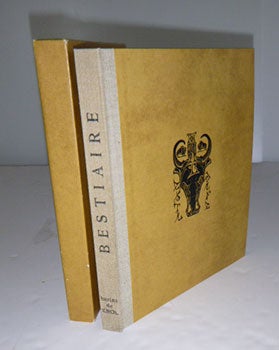 Item #51-5046 Bestaire.15 Burins et Bois gravés de Krol. First edition with the engravings by...