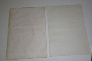 Item #51-5077 A large sheet of blank watermarked 18th Century Italian paper. Heawood, no 1590....