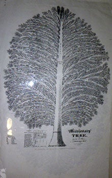 Item #51-5171 Missionary Tree. By Caroline D. Hunt. Large format reproduction. Caroline Hunt, utch