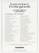 Item #51-5175 A Buddha in the Woodpile. First edition of the broadside. Lawrence Ferlinghetti