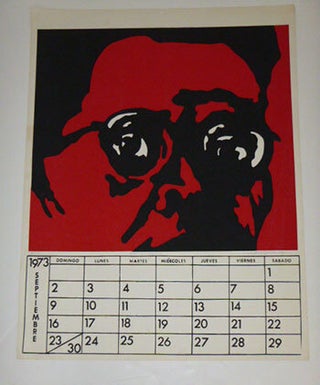 Item #51-5176 Portrait of José C. Orozco. First edition of the silkscreen. Signed. Rupert...