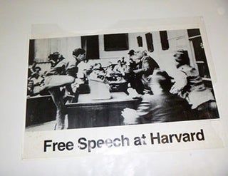 Item #51-5182 Free Speech at Harvard. First edition of the poster, circa 1960s. AP/Wide World Photos