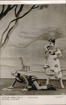 Item #51-5225 Gordon Hamilton and Pauline Clayden in "Promenade," the ballet. First edition of...