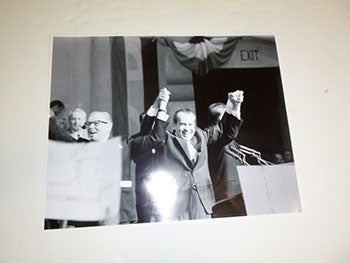 Adler, Harold - Richard Nixon in Victory Mode in 1970. Original Photograph
