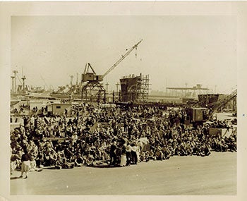 Item #51-5398 An archive of photos of shipbuilding at the Kaiser Richmond, California Shipyards during WWII. Kaiser Company, Inc Kaiser Cargo.