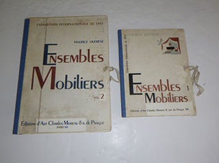 Item #51-5450 Ensembles Mobilier. Volumes 1 & 2. Exposition Internationale de 1937. First...