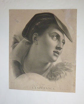 Item #51-5460 L'Espérance. Original lithograph. Rioult. Louis-Édouard, After