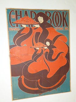 Item #51-5467 The Chap Book Thanksgiving No. First edition of the poster. Will Bradley