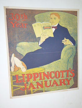 Item #51-5468 30th year : Lippincott's January. First edition of the poster. J. J. Gould, Jr.,...