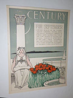 Item #51-5473 The Century. For September... First edition of the poster. George Wharton Edwards