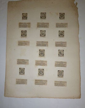 Item #51-5496 A Collecton of engravings from Hortulus hermeticus flosculis philosophorum cupro...
