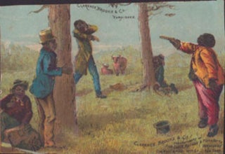 Item #51-5538 African-Americans in a Duel. Brooks & Co. Clarence Brooks . Fine Coach, Railway...