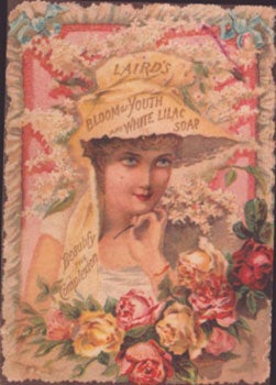 Item #51-5545 Laird's bloom of youth and white lilac soap. Beautify the complexion. First...