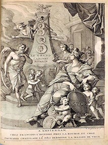 Le Grand Cabinet Romain, ou Recueil d'Antiquitez Romaines: Qui Consistent en Bas Reliefs, Statues des Dieux Et des Hommes, Instruments Sacerdotaux, Lampes. Urnes, Seaux, Brasselets, Clefs, Anneaux, & Phioles lacrimales, que l'on trouve a Rome. Avec des explications de Michel Ange De La Chausse. First edition.