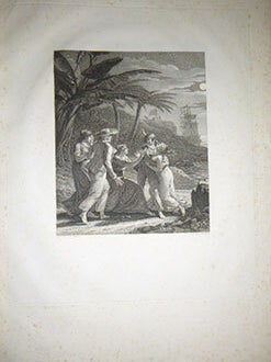 Item #51-5555 Paul et Virginie. Large format suite of the engravings. avant la lettre without the...