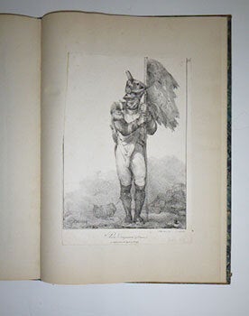 Album lithographique par Charlet. La vieille armée française. (Costumes d'Infanterie, armée de 1809) First edition.