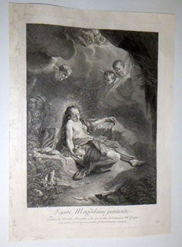 Item #51-5577 Sainte Magdelaine penitente. // Tableau du Chevalier Benédétte Luti, qui est dans...