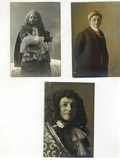 Item #51-5579 Three Portraits of the Russian actor Yuri Yuryev. First editions of the...