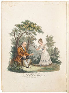 Les talents, ou, Les couronnes de la jeunesse : par M. Brès: Le dessin. La broderie. La lecture. L'écriture. La danse. Le chant. First edition.