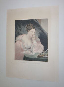 Item #51-5607 La réponse. The Answer. . First edition of the aquatint. Édouard Louis....