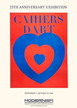 Item #51-5613 Coeur Volants. Marcel Duchamp Exhibition poster. Marcel Duchamp