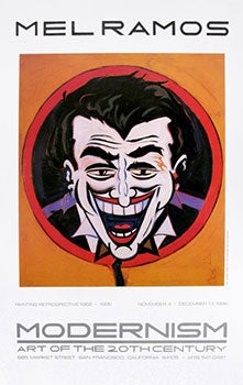 Item #51-5619 The Joker. Mel Ramos Exhibition poster. Mel Ramos, 1935 -2018