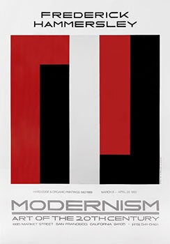 Betwain. Frederick Hammersley Exhibition poster | Frederick Hammersley