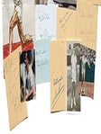 Autograph collection of famous tennis players from the 1960s and 1970s.