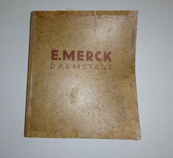 E. Merck KG - E. Merck. Darmstadt. Usines de Produit Chimiques. 1938. First Edition