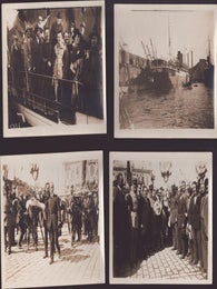 Item #51-5724 Collection of photographs of the arrival of Capitaine Georges Pelletier d'Oisy in...