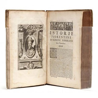 Istorie fiorentine di Scipione Ammirato.on una tavola copiosissima delle cose più notabiliParts I and II. First editions.