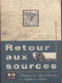 Item #51-5857 Retour aux Sources. Exposition Centenaire de de Marcel Gromaire. Marcel Gromaire