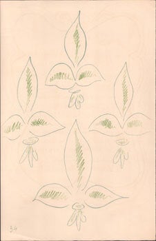 Item #51-5873 "Chanson: from Poèmes de Charles d'Orléans. Original lithograph. Henri Matisse
