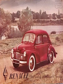 Item #51-5888 Renault 4 catalogue. 1951. First edition. Régie Nationale des Usines Renault