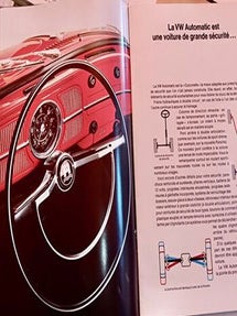 Item #51-5889 Volkswagen for France catalogue. 1968 . Les nouvelles Coccinelles. VW 1200. 1300....