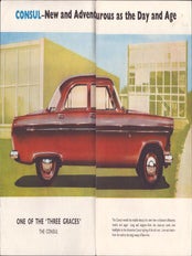 Item #51-5892 Ford Consul catalogue with 1703cc engine. . 1962. First edition. England Ford