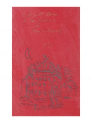 Item #51-6078 Signed and inscribed cover for "LE PLAFOND DE L'OPÉRA DE PARIS PAR MARC CHAGALL."...