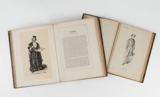 Item #51-6139 Galerie des artistes dramatiques de Paris / quarante-vingts portraits en pied...