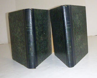 Galerie des artistes dramatiques de Paris / quarante-vingts portraits en pied dessinés d'après nature par Al. Lacauchie, et accompagnés d'autant de portraits littéraires. Vols. I + II avec 20 portraits supplémentaires. First edition.