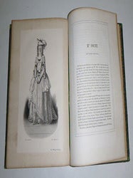 Galerie des artistes dramatiques de Paris / quarante-vingts portraits en pied dessin&eacute;s d'apr&egrave;s nature par Al. Lacauchie, et accompagn&eacute;s d'autant de portraits litt&eacute;raires. Vols. I + II avec 20 portraits suppl&eacute;mentaires. First edition.