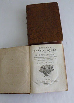Item #51-6332 Oeuvres anatomiques de M. Duverney, de l'Academie Royale des Sciences.... 2...